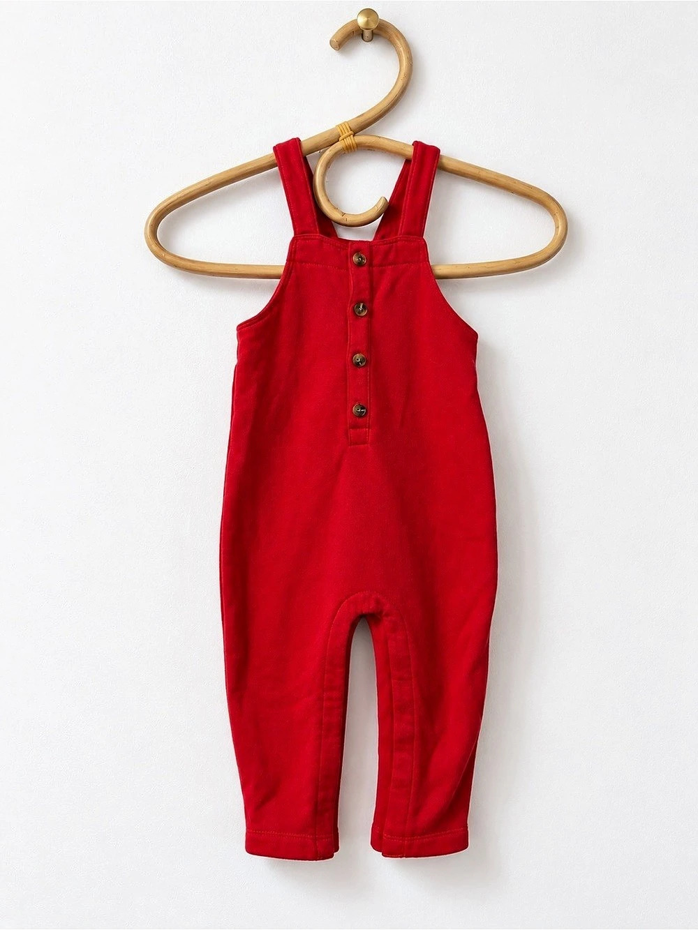Old Navy Red Overalls Baby 12-24M